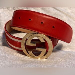 Gucci 85 Webbelt with G Buckle